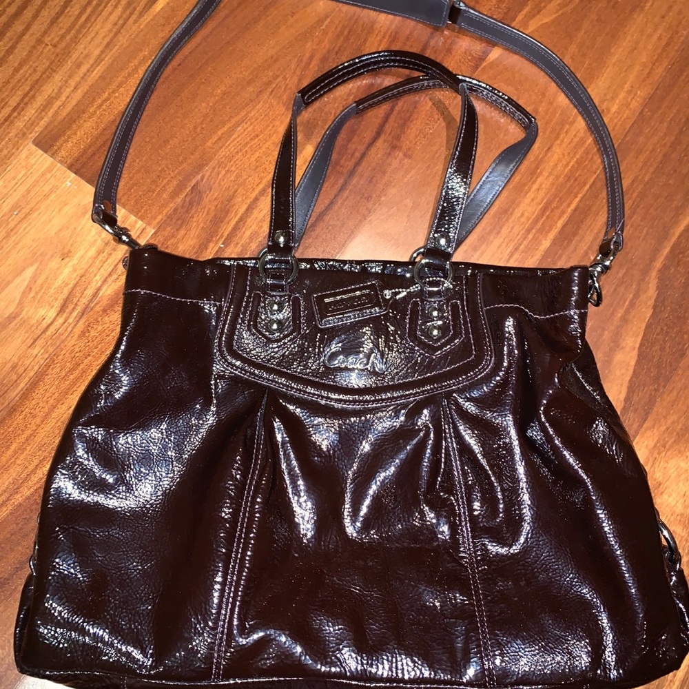 Coach leather satchel